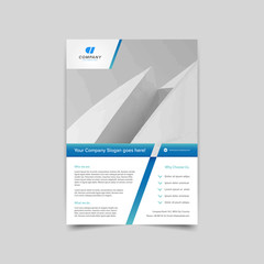 Business brochure flyer layout template