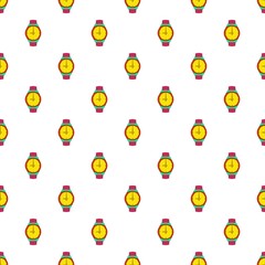 Wrist watch pattern, cartoon style