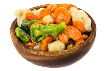 Frozen vegetables mix
