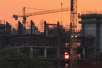 construction site of new government house, bangkok,  Thailand