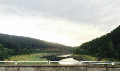 Landscape view dam