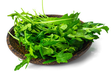 Fresh green arugula