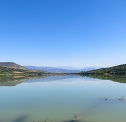 Terradets reservoir, in Catalonia, Spain