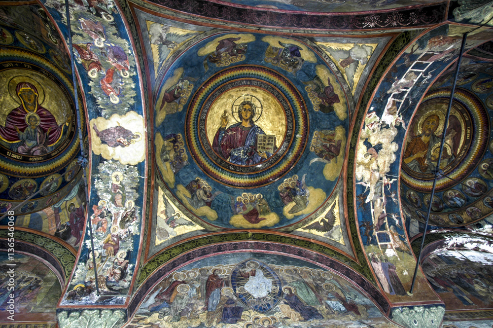 Wall mural Bucuresti, Metropolitan Orthodox church, Biserica Mitropoliei, R