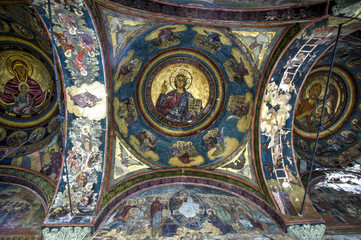 Fototapeta na wymiar Bucuresti, Metropolitan Orthodox church, Biserica Mitropoliei, R