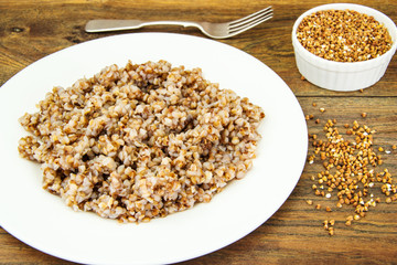 Buckwheat wit Sausage Diet Food