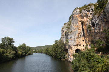 Fototapeta premium Lot, vallée du Lot