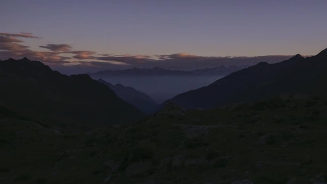 Alba sulle Alpi Retiche