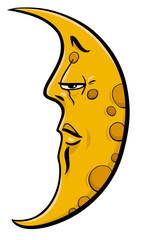 moon cartoon character