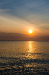 Naklejka premium seascape and the skyline