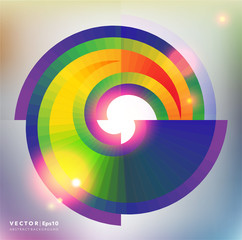 Obraz premium Abstract vector background. Colorful geometric background. Vector illustration. Eps10.