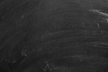 Chalk rubbed out on blackboard