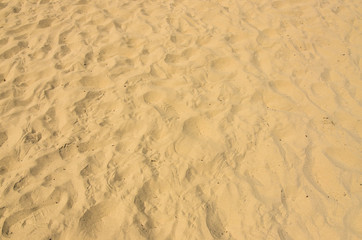 The texture of natural sand.