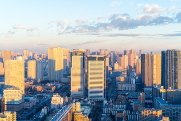 Fototapeta premium Aerial View of Urban City