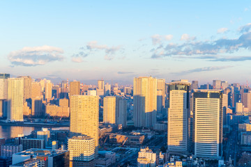 Aerial View of Urban City