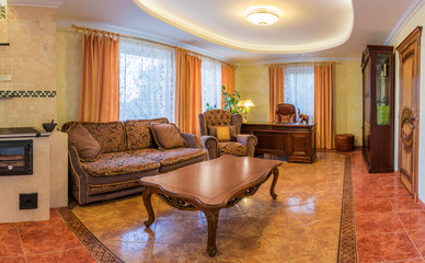 Living Room in Luxurious New Home