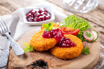 Gebackenes Camembert