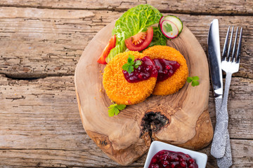 Gebackenes Camembert