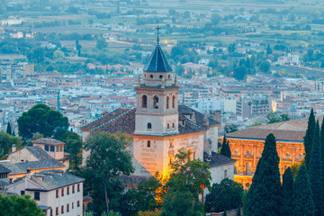 Granada. The fortress and palace complex Alhambra.