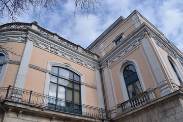 Zona turística de Burgos, España.