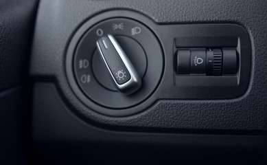 headlight range adjustment in the car