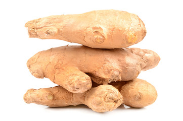 Fototapeta premium ginger on a white background