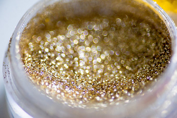 sequins in tubes makeup