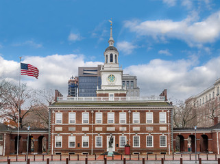 Obraz premium Independence Hall - Philadelphia, Pennsylvania, USA