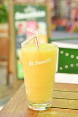 Smoothies of exotic fruits