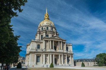 Obraz premium The Dome des Invalides in Paris