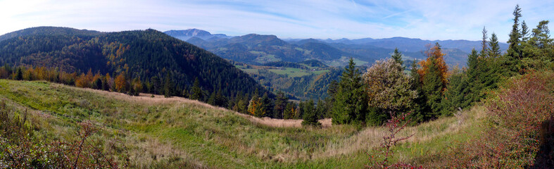 View of Schneeberg from Waldegger Hut on Hohe Wand