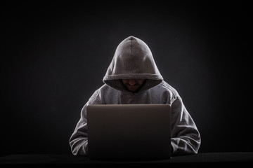 hacker on a laptop