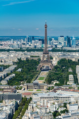 Skyline of Paris from the top of the Montparnasse tower