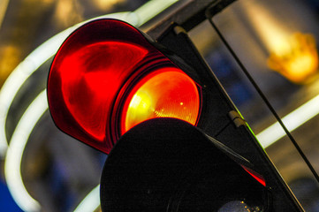 Red traffic light
