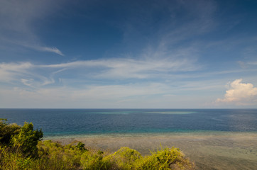 weiter horizont am meer