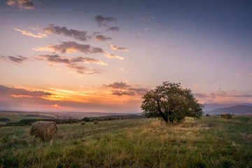 Fototapeta premium Sunrise near Sofia