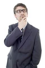 businessman thinking