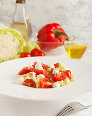 Fresh vegetable salad
