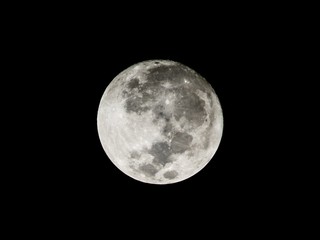 Full Moon Super Moon on supermoon day