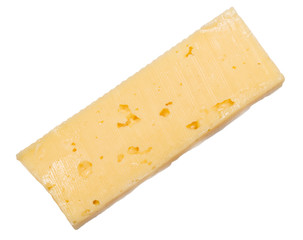 cheese on a white background