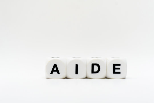 aide, dice letters