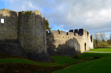 Stone Walls Surrounding Desmond Castle Ruins