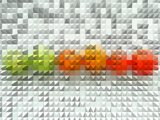 Obraz premium Abstract shapes color