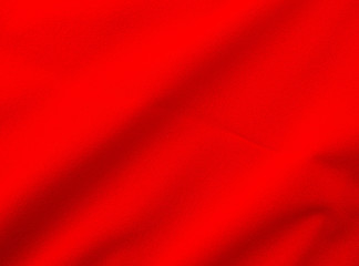 red cloth as background