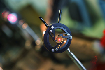the study of lasers on the test bench