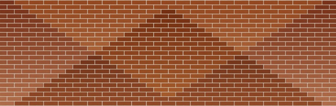perfekte Klinkerfassade, gemustert