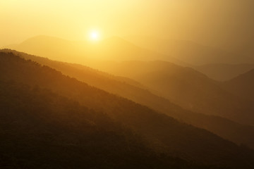 Tai Mo Shan sunset