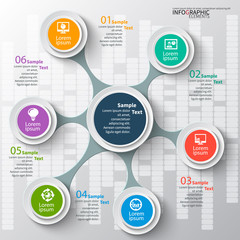 Abstract 3D Paper Infographics