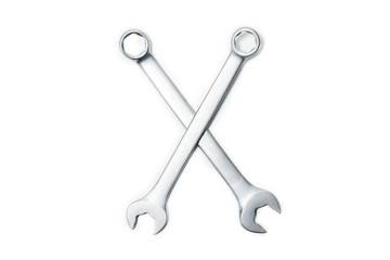 Stainless Steel Wrench close up