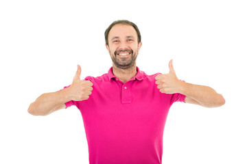 Naklejka premium thumb up